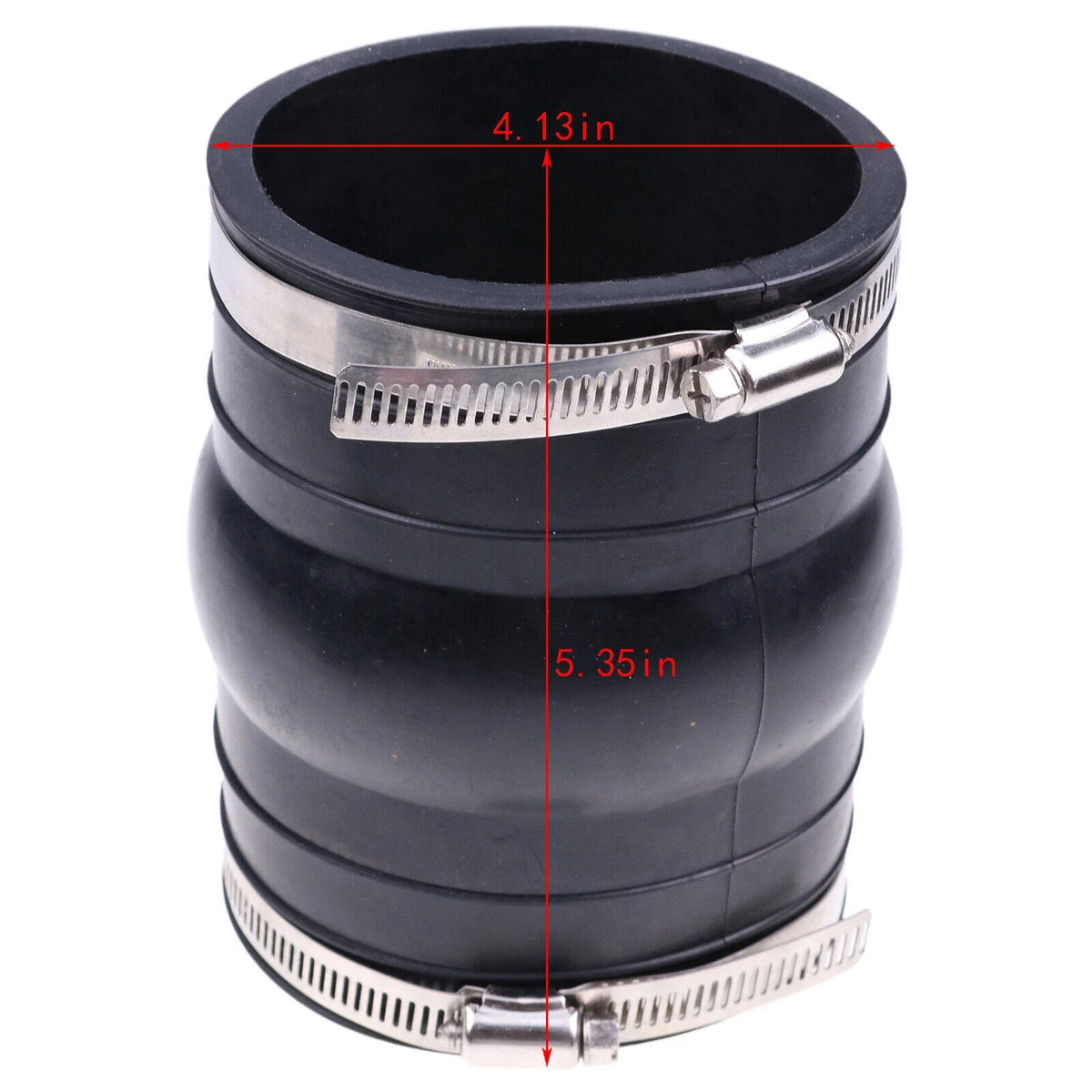 Rubber Coupler Hose Bellows for OMC Volvo Penta 4.3/5.0/5.7L (3852696, 3863450)