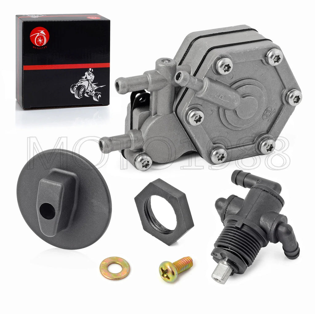 Fuel Pump & Valve Petcock 3 Way & Knob Nut for Polaris ATP 330 500 (2004–2005)