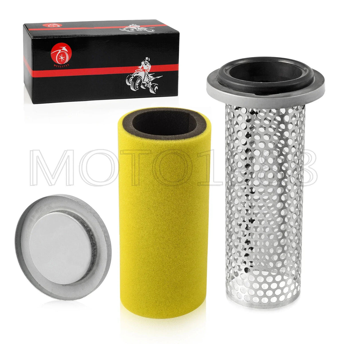 Air Filter & Guide Cage Cap Kit for Yamaha Rhino 450 660 (2004–2009)