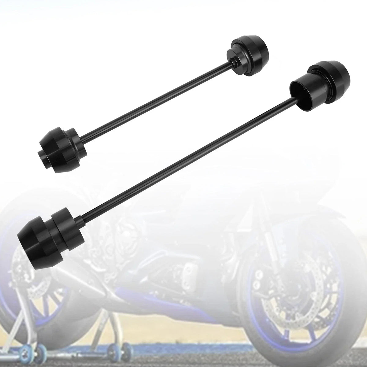 Axle Slider Wheel Protector for Yamaha YZF-R7 (2021–2023) - CNC Black