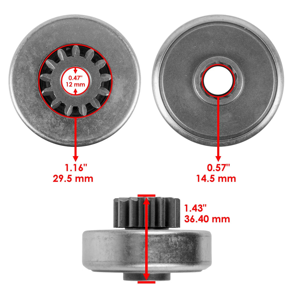Starter & Drive Bendix for Seadoo RXP 155 215 (2008)