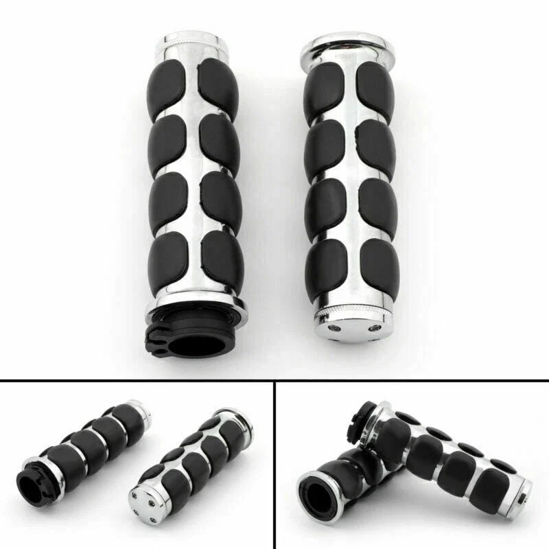 Handlebar Grips for Harley Softail Sportster Dyna Customs Choppers (T9)