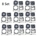 Set of 8 Carburetor Overhaul Kits for Stihl MS440 044 ZAMA RB-36