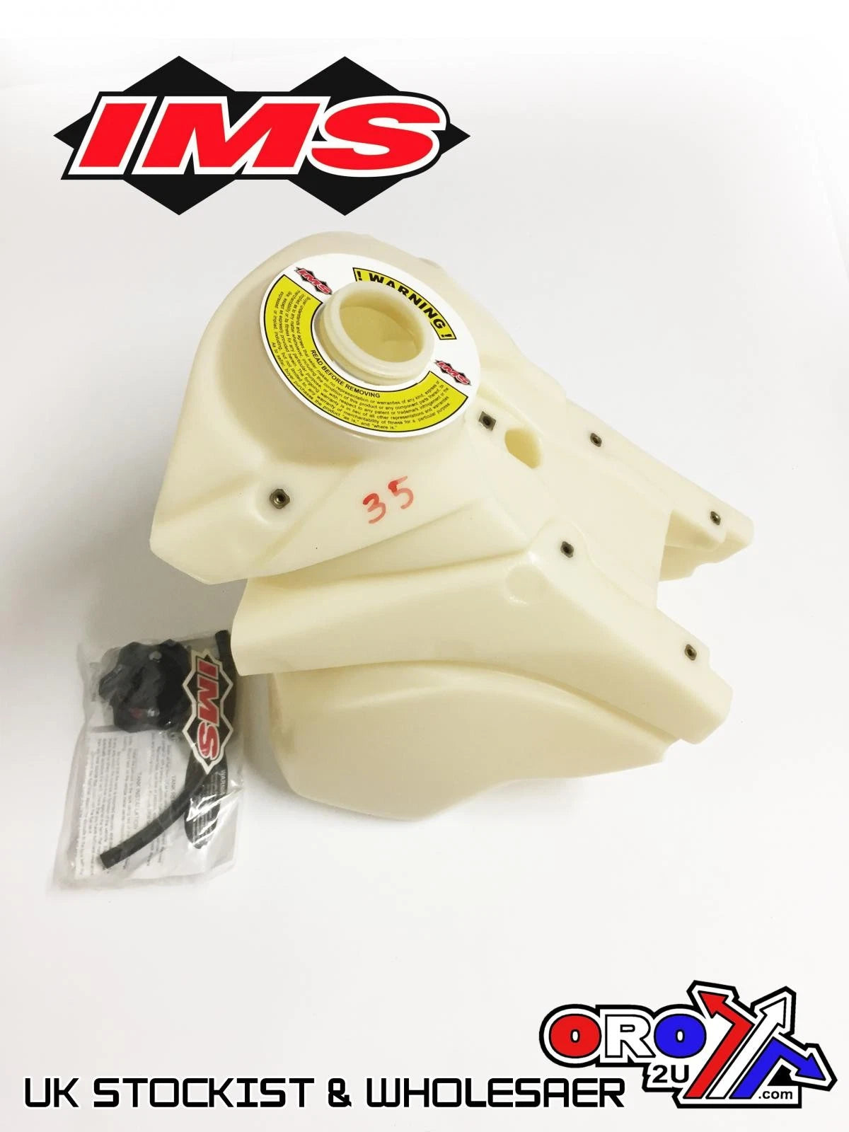 IMS Natural 3.1 Gal Fuel Tank+Screw Cap KTM SX-F450 2011-2012