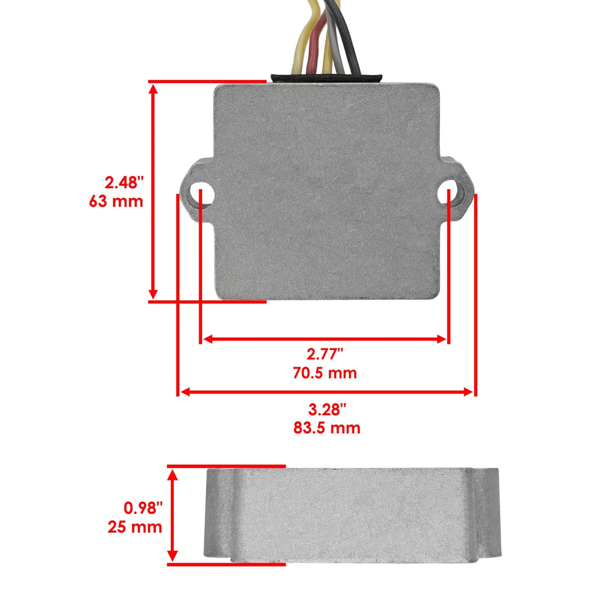 Regulator Rectifier for Mercury Force 120 120Hp (1996–1998)