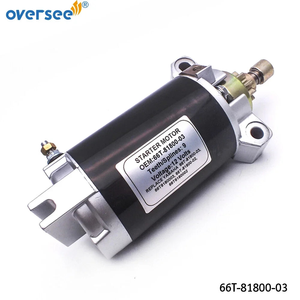 Starter for Yamaha 40HP Outboard (66T-81800, 66T-81800-03)