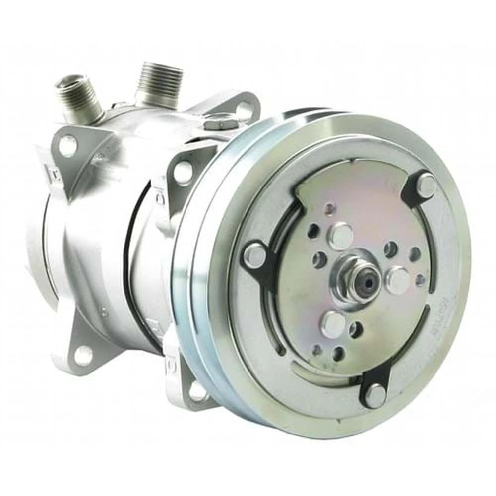 8819553 Sanden SD5H14 Compressor, with 2 Groove Clutch - Fits Ford