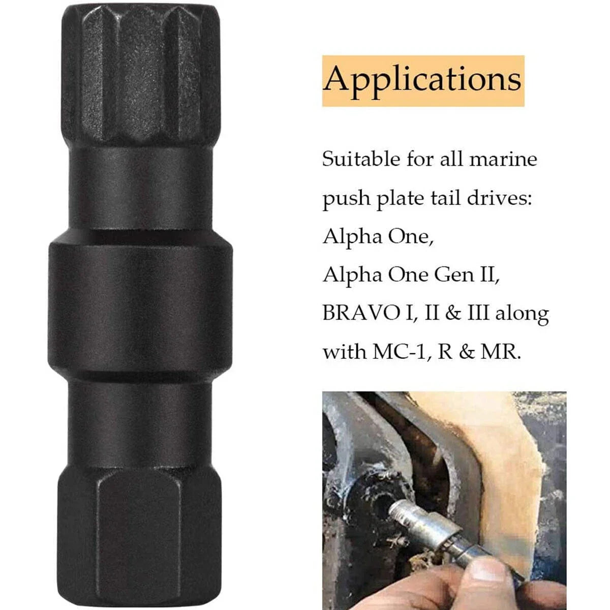 Hinge Pin Tool for Mercruiser Alpha One Gen II (1991–1996) 91-78310