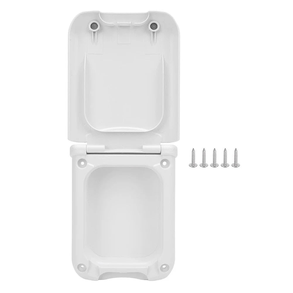 Trailer Electrical Outlet Box ABS UV Proof Secure Closure Power Socket