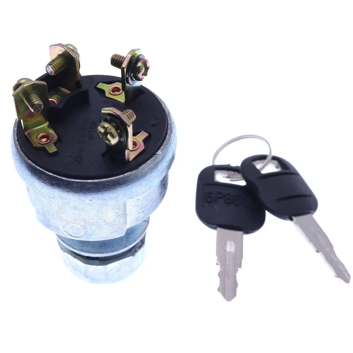 Ignition Starter Switch with 2 Keys 9G-7641 for Caterpillar 936F 936E 924F 910F