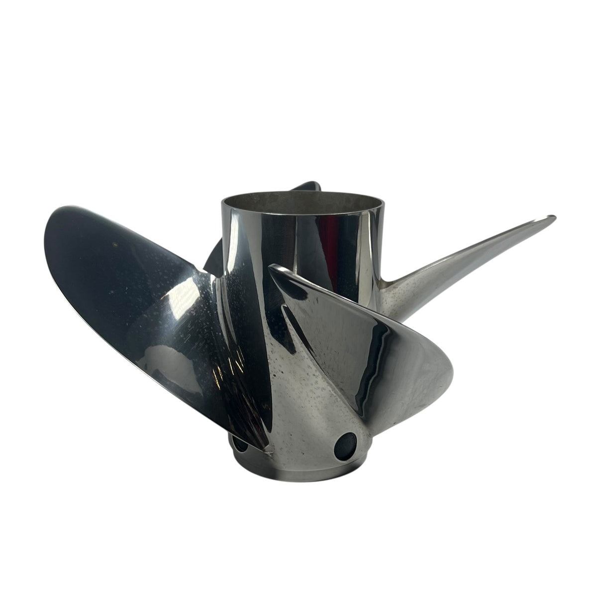 Mercury 4 X 14.6 X 22P LH, Rev 4 XP Pro Finish, SS Propeller OEM