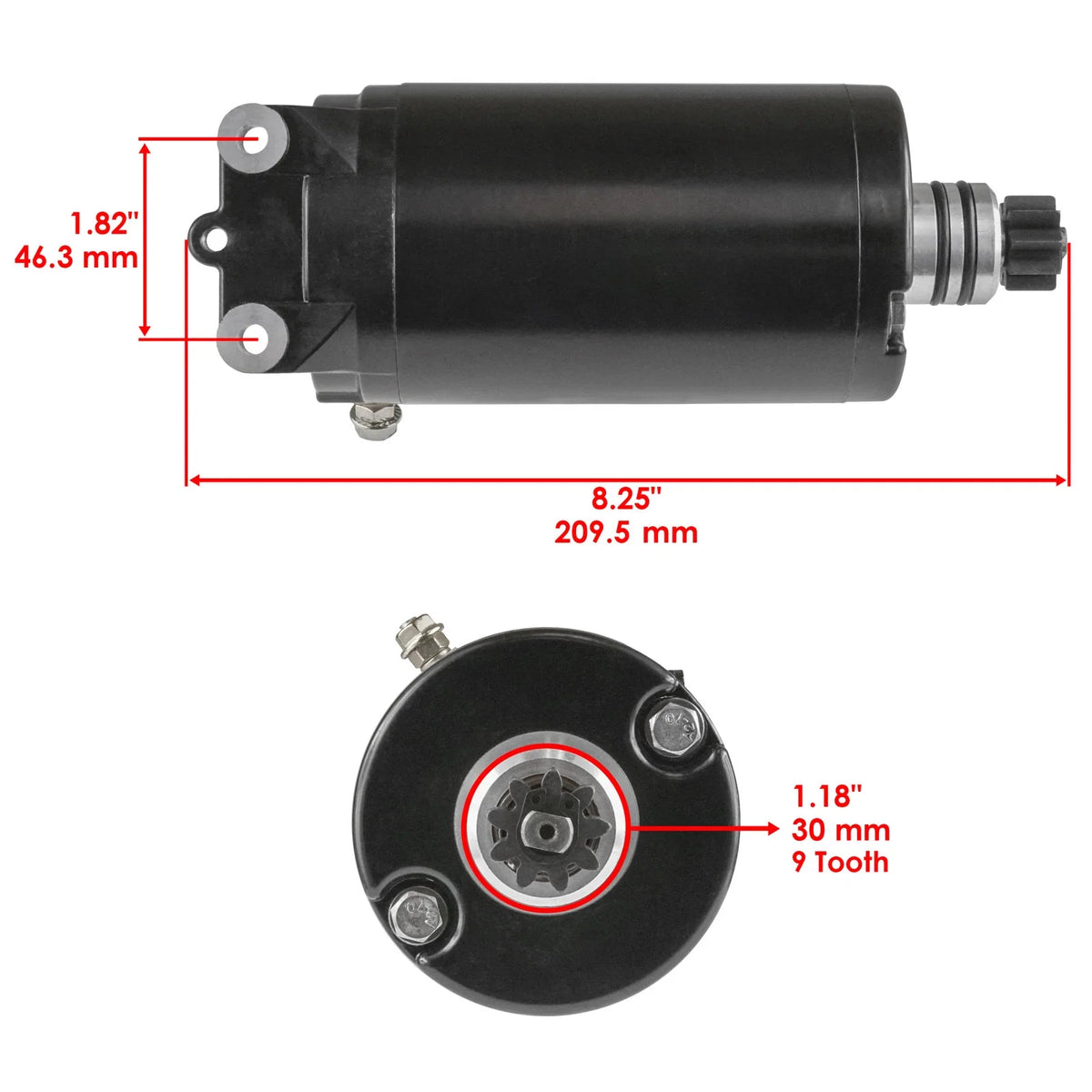 Starter & Drive Bendix for Seadoo RXP 155 215 (2008)