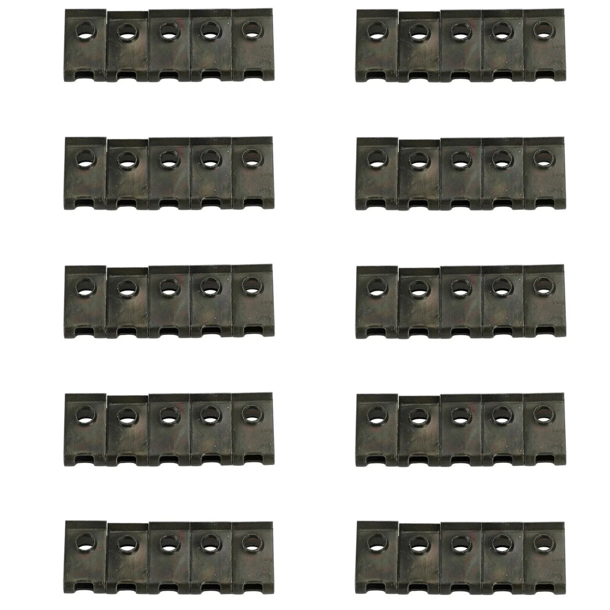 50x M5 5mm Motorcycle Fairing Spring Clips U Nut T9