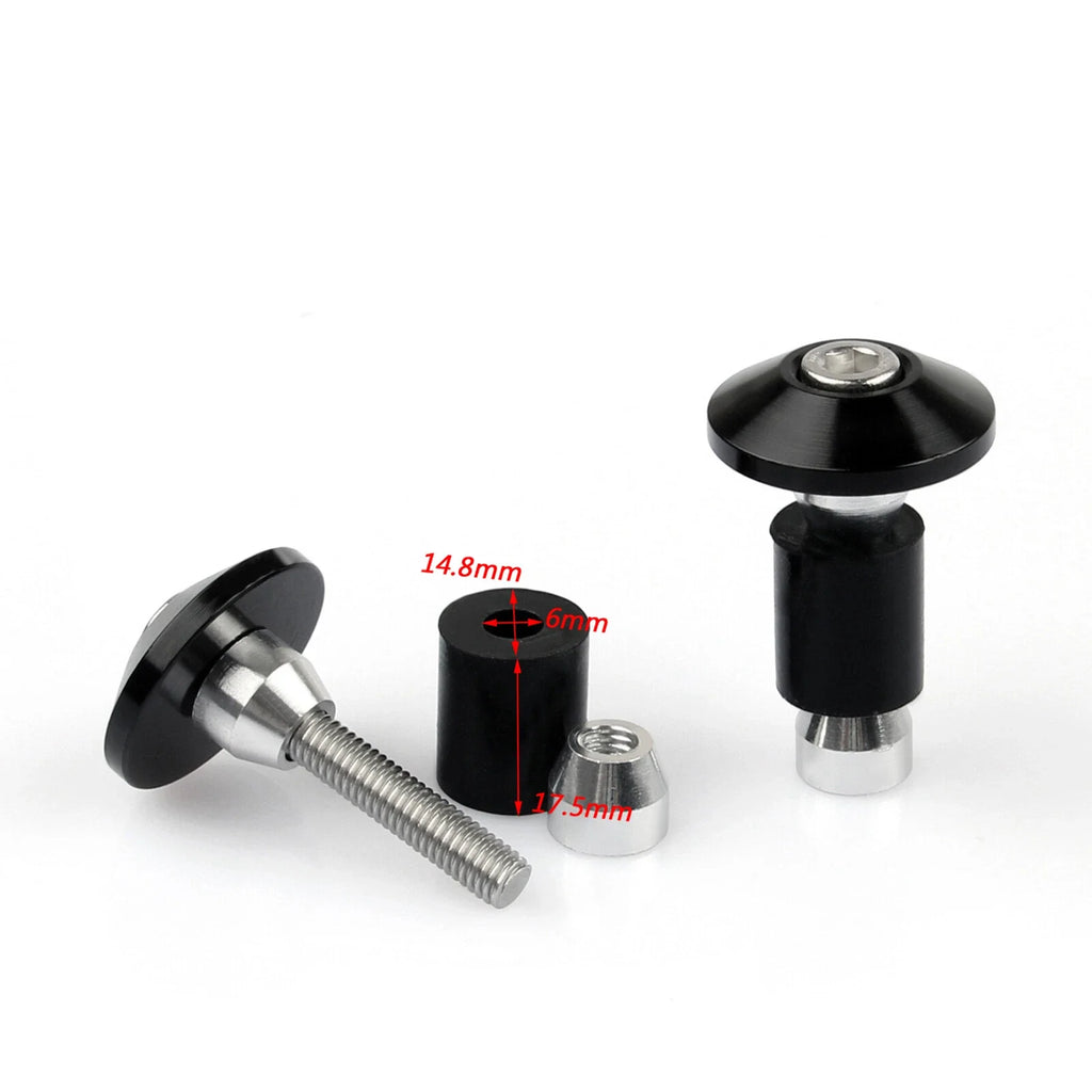 7/8" Handlebar Grips & Bar End Plugs for Universal Motorcycle (T9)