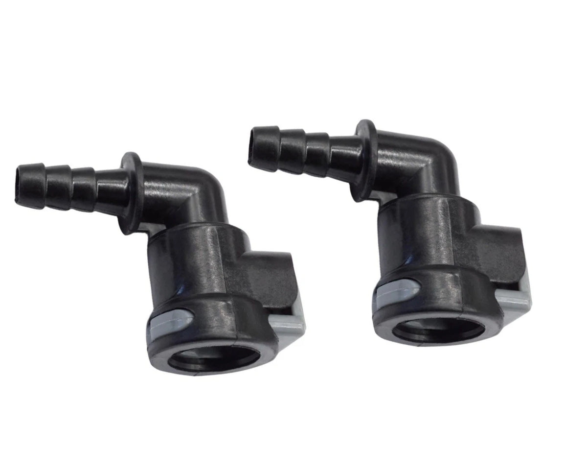 (2)MerCruiser Drive Lube Monitor Connector -elbow Fitting -quicksilver 22-861163