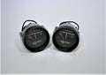 Medallion 6-82 2 Pack 2.35" Black Analog Marine Boat Engine Trim Gauges