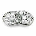 2X Speaker Cover Grill 6" 3D Round for Harley Touring Glide (T9)