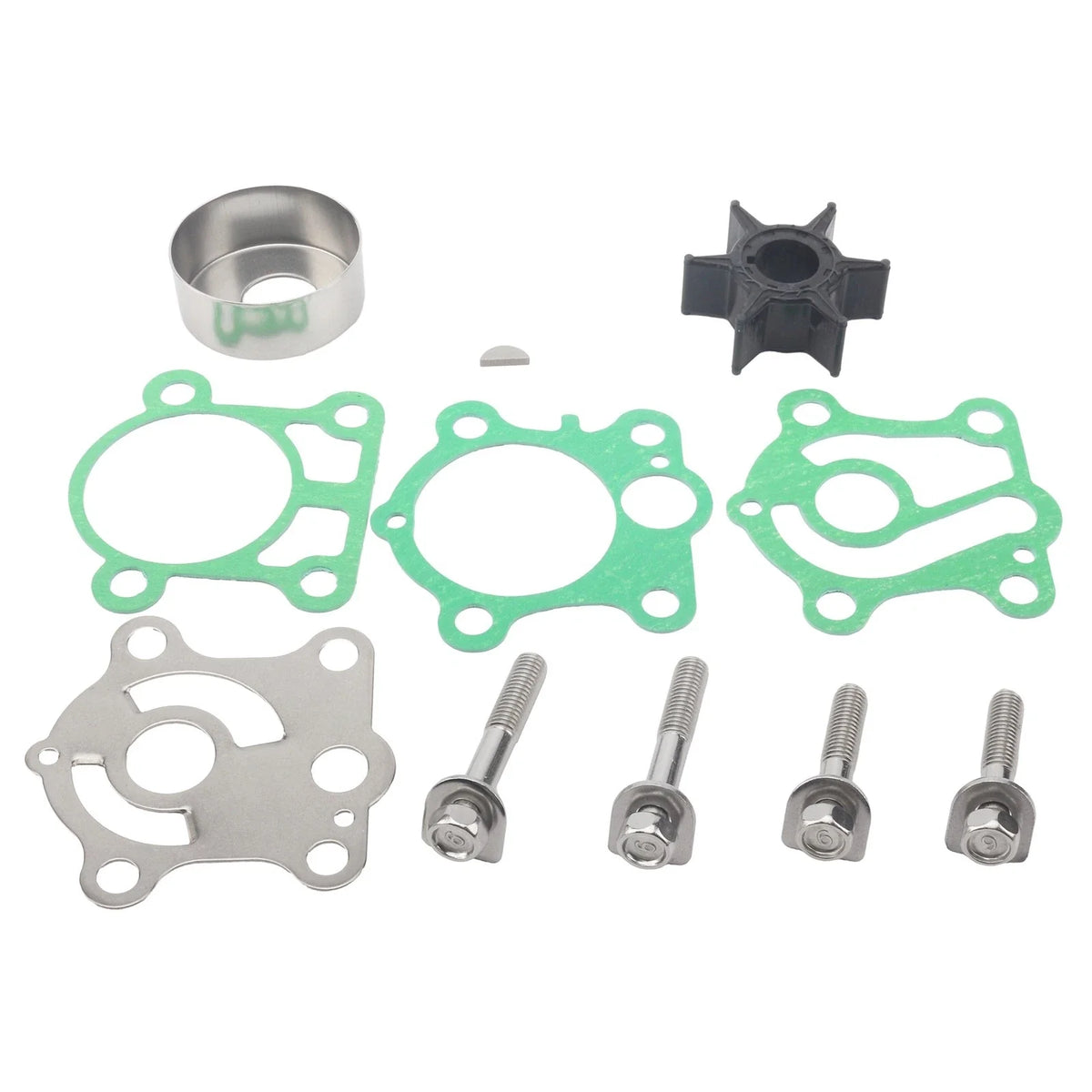 Water Pump Repair Kit for Yamaha 2-Stroke 25 30 HP Outboard (1990–2023)