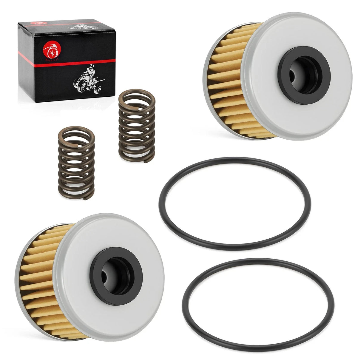 Set of 2 Oil Filters w/ O-Ring for Honda CRF150R CRF150RB (2007–2009, 2012–2024)