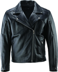 Kuryakyn River Road Ironclad Classic Leather Motorcycle Jacket Large