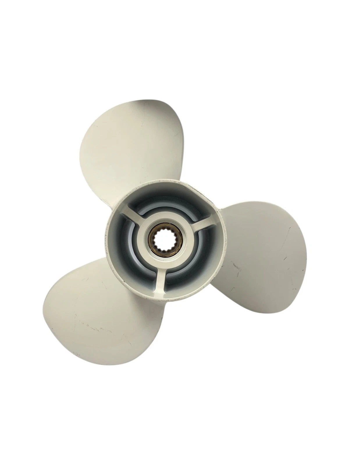 Yamaha Marine, 3 Blades 13 1/8 X 17-K, Aluminum Propeller (minor Indent) OEM