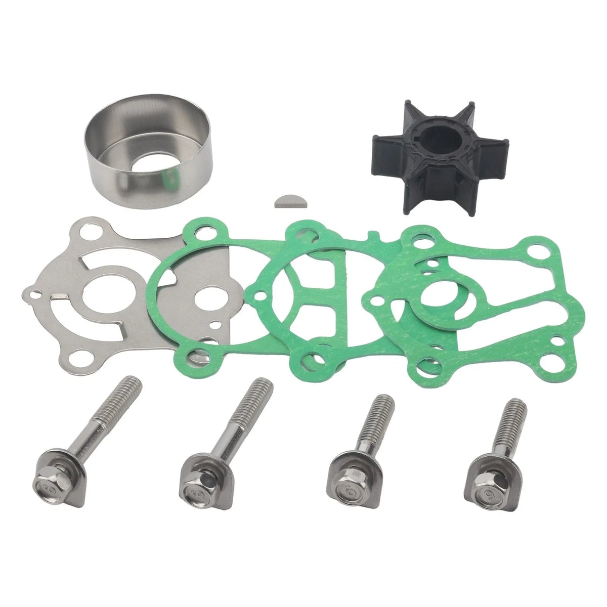 Water Pump Repair Kit for Yamaha 2-Stroke 25 30 HP Outboard (1990–2023)