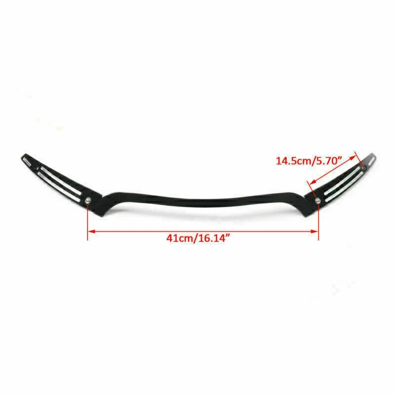 Double Light Gliding Stripes Windshield Trim for FLTRX Road Glide (2014–2017)