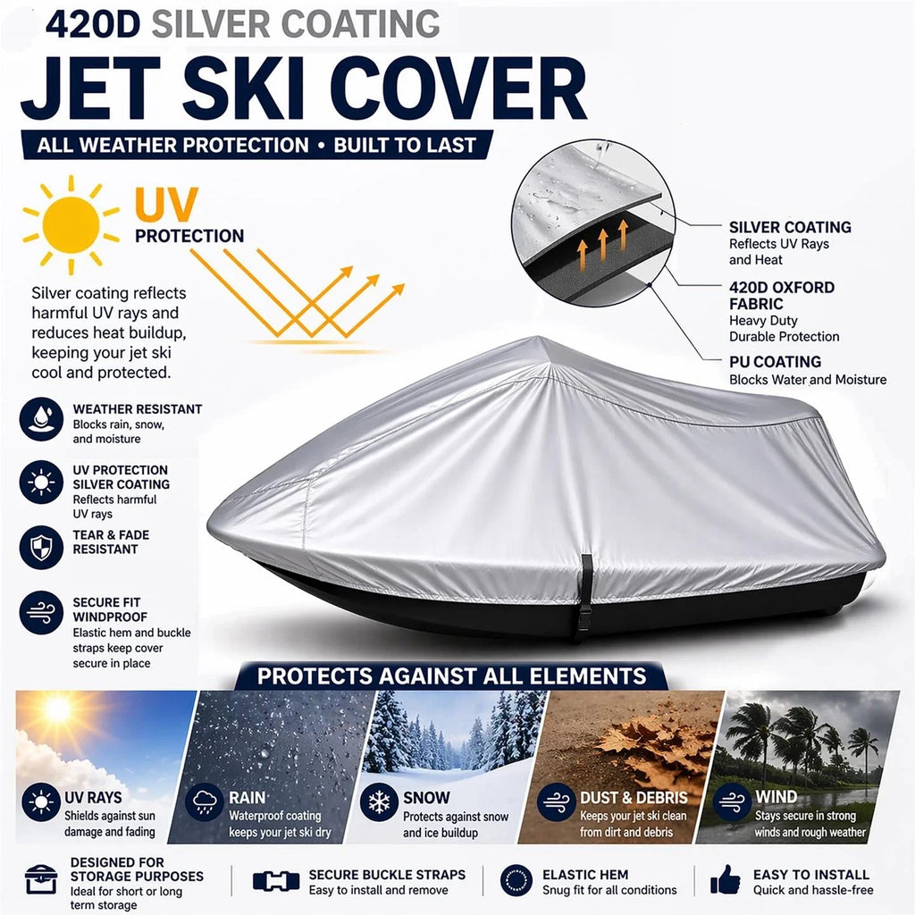 Jet Ski Cover for SeaDoo GTX 4-TEC SC (2003–2005) 420 Denier