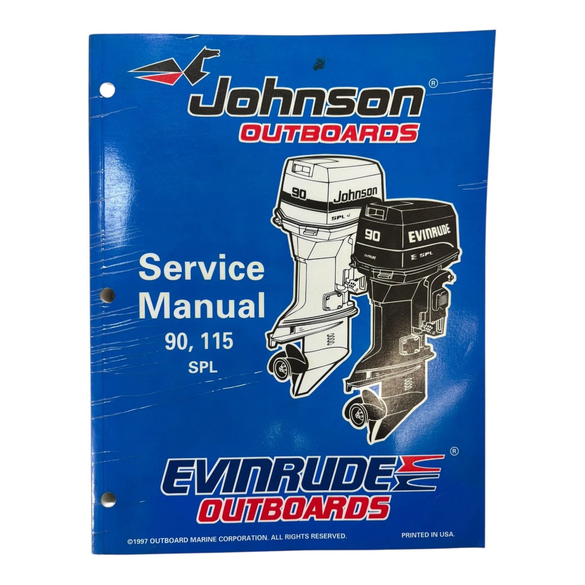 Evinrude Johnson Outboards 520209, 90/115 SPL Service Manual (1997)