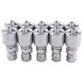 10Pcs Hydraulic Hose Fitting 10643-4-4 1064344 1/4" Female JIC Swivel for Parker