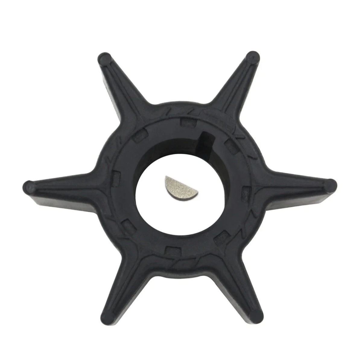 Water Pump Impeller & Key for Yamaha 25 30 40 HP 4-Stroke Outboard (EPMV 6H4-44352-00)
