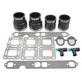 For Mercruiser Exhaust Manifold Elbow Gasket Kit 27-863724 18-0897 18-4224 2each