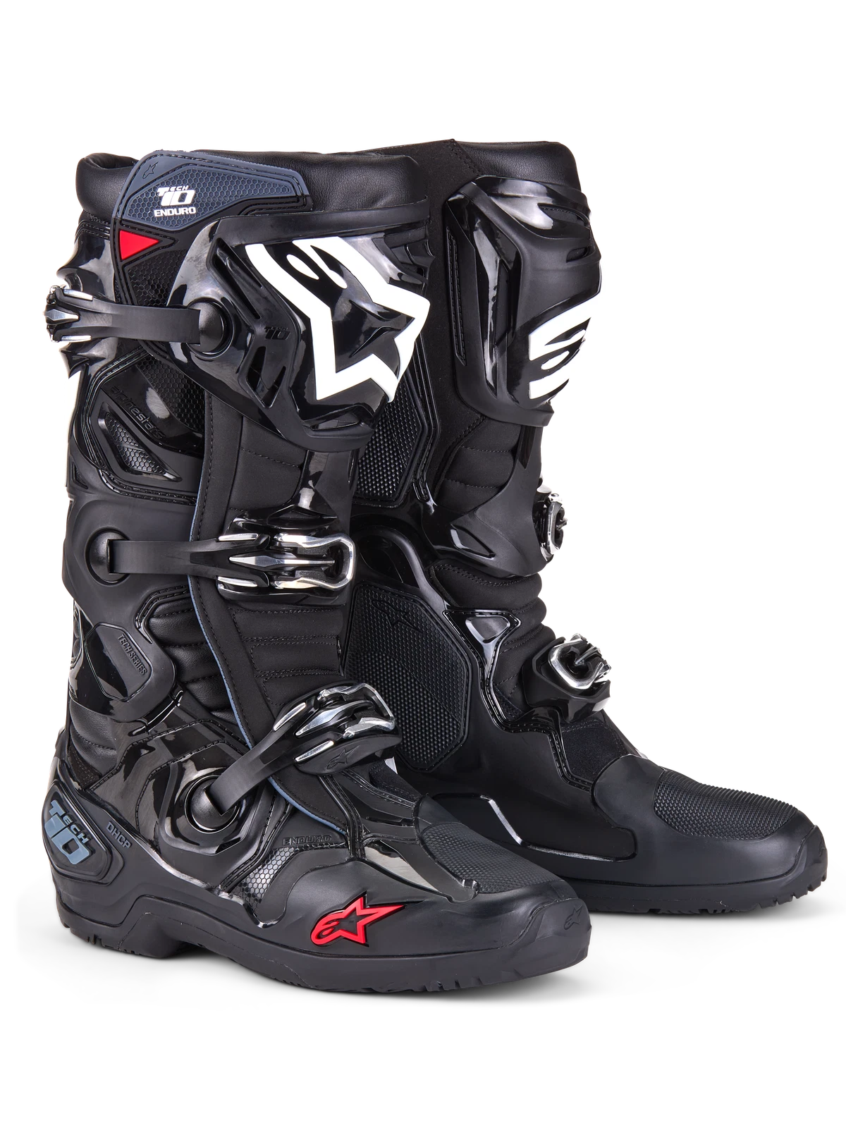 Alpinestars Tech 10 Enduro Boots Black US 10 Offroad Motorcycle Footwear