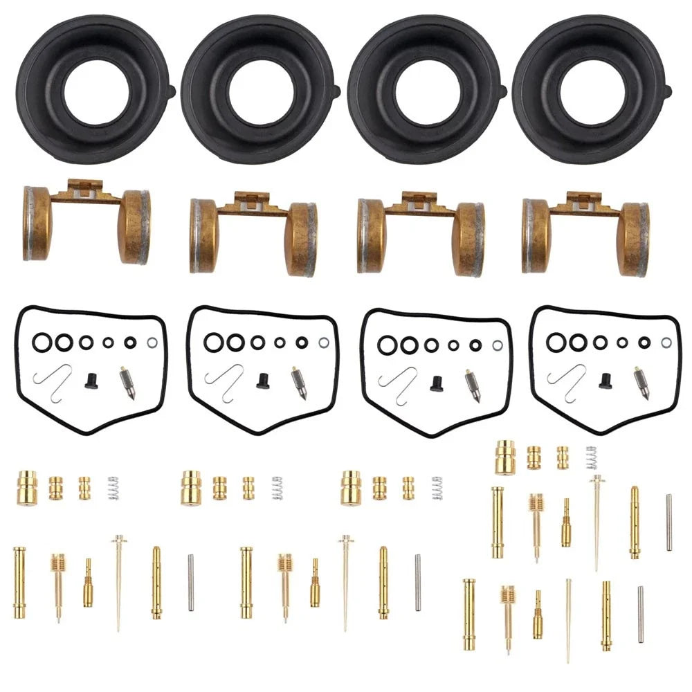 Set of 4 Carburetor Diaphragm Float Parts for Honda CB350 CL350 (1968–1973)