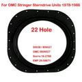 Seal Transom Boot for OMC Stringer 1978–1986 (22 Hole, Rubber, 909527)