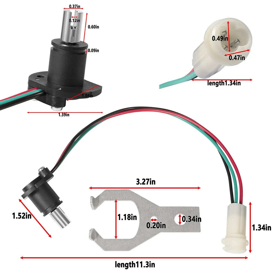 Potentiometer Trim Tilt Sender Sensor Kit for Volvo Penta (22314183, 873531)