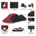 Trailerable Jet Ski Cover for Yamaha FX Cruiser HO (2004–2006) Maroon/Black