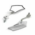 Rear View Mirrors 8mm 10mm for Motorcycle Chopper Cruiser Dirt Bike (GT9)