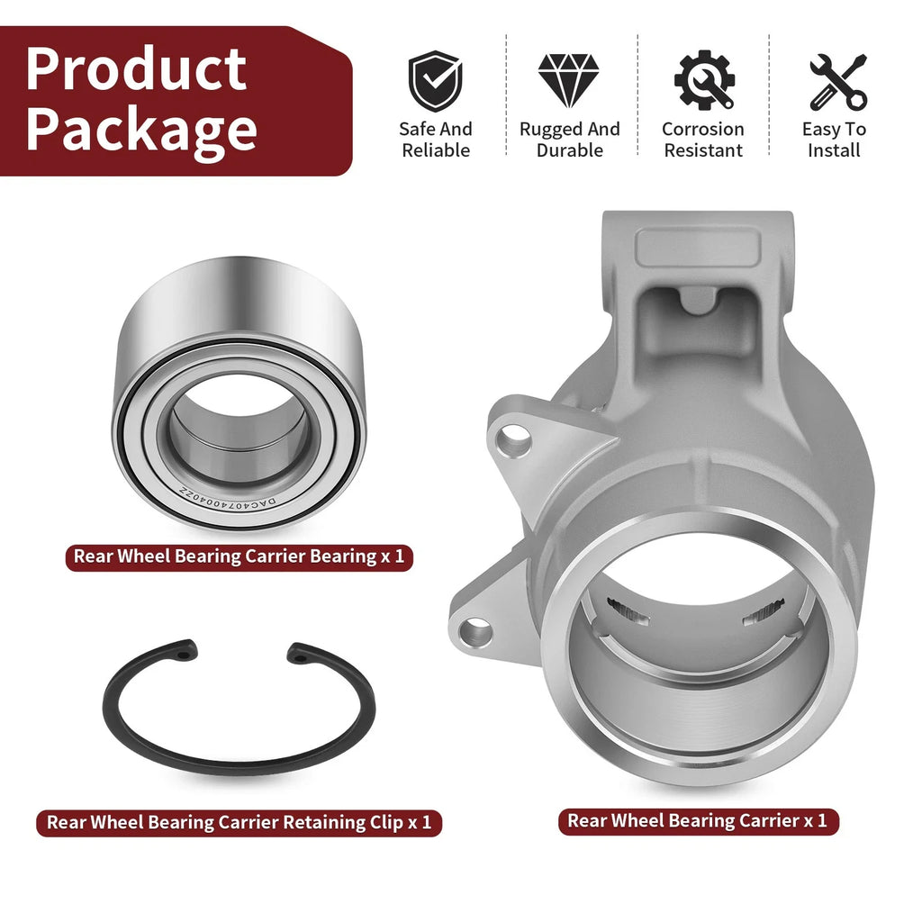 Rear Wheel Bearing Carrier + Clip for Polaris Sportsman 450 HO (2016–2025) 5135563