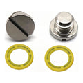 2PCS Lower Unit Drain Plug Gearcase Screw 10-79953Q04 for Mercury/Mercru Iser