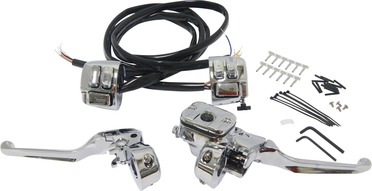 HARDDRIVE Hand Controls with Switches – Fits Harley-Davidso N FXSTS & FXSTD