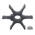 Water Pump Impeller & Key for Suzuki Outboard 9.9-28 HP 17461-93004