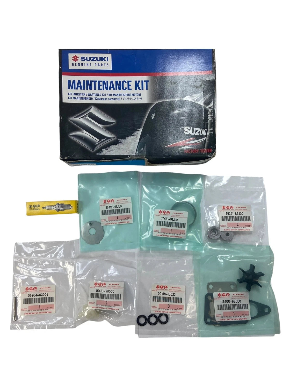 Suzuki 17400-91830, Maintenance Kit Assembly DF4/5/6 ('11 ) OEM
