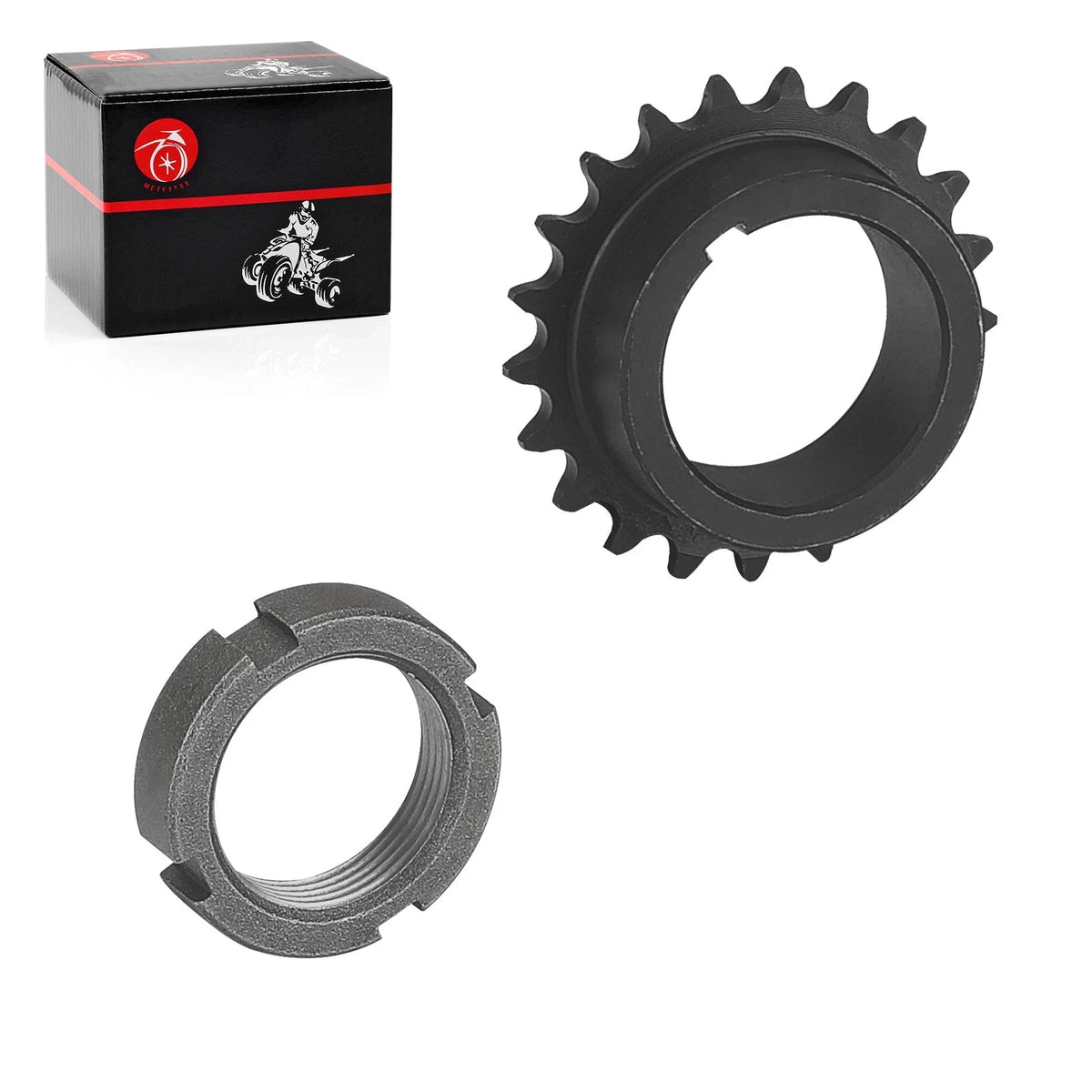 Crankshaft Timing Gear Sprocket & Slit Nut for Polaris Sportsman 450 (2006–2007)