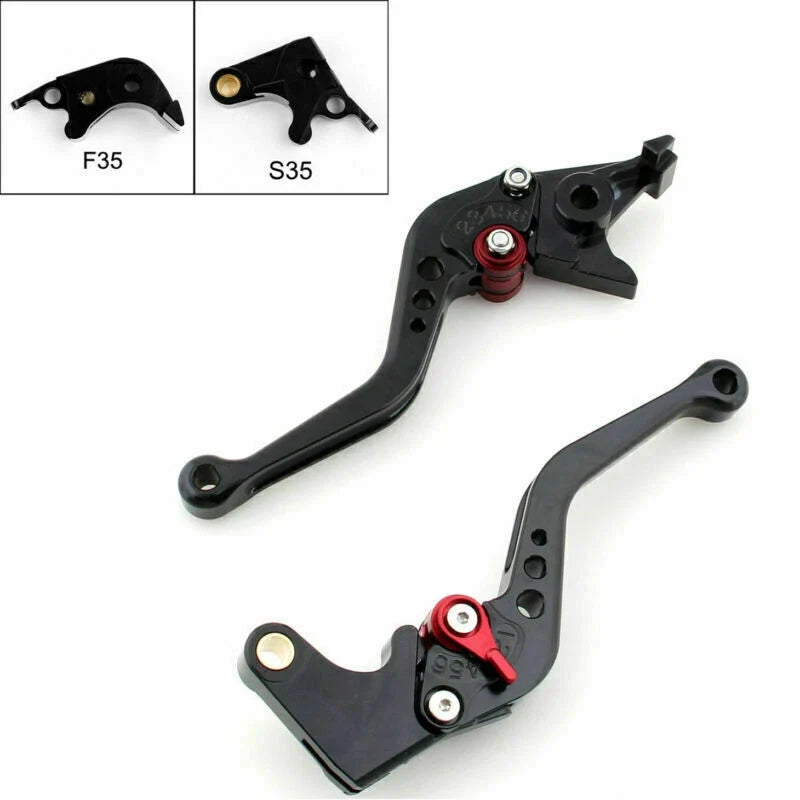 Short Brake Clutch Levers for Suzuki GSXR600 GSXR750 GSXR1000 (2005–2010) T9