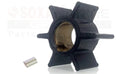 Pump Impeller W/ Key for Mercury Mariner 3.5 3.9 5 6 HP Outboard (18-3012, 47-22748)