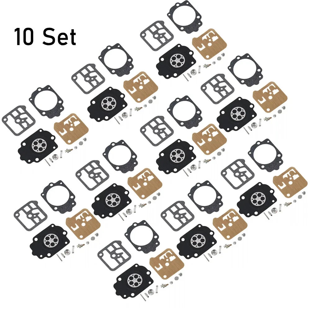 Set of 10 Carburetor Diaphragm Parts for Stihl 038, Wacker BH23, Tillotson RK-1HE