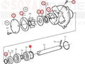 Major Repair Kit for Volvo (858065) and Johnson (10-35157, 10-35157-1, 10-35157-3)