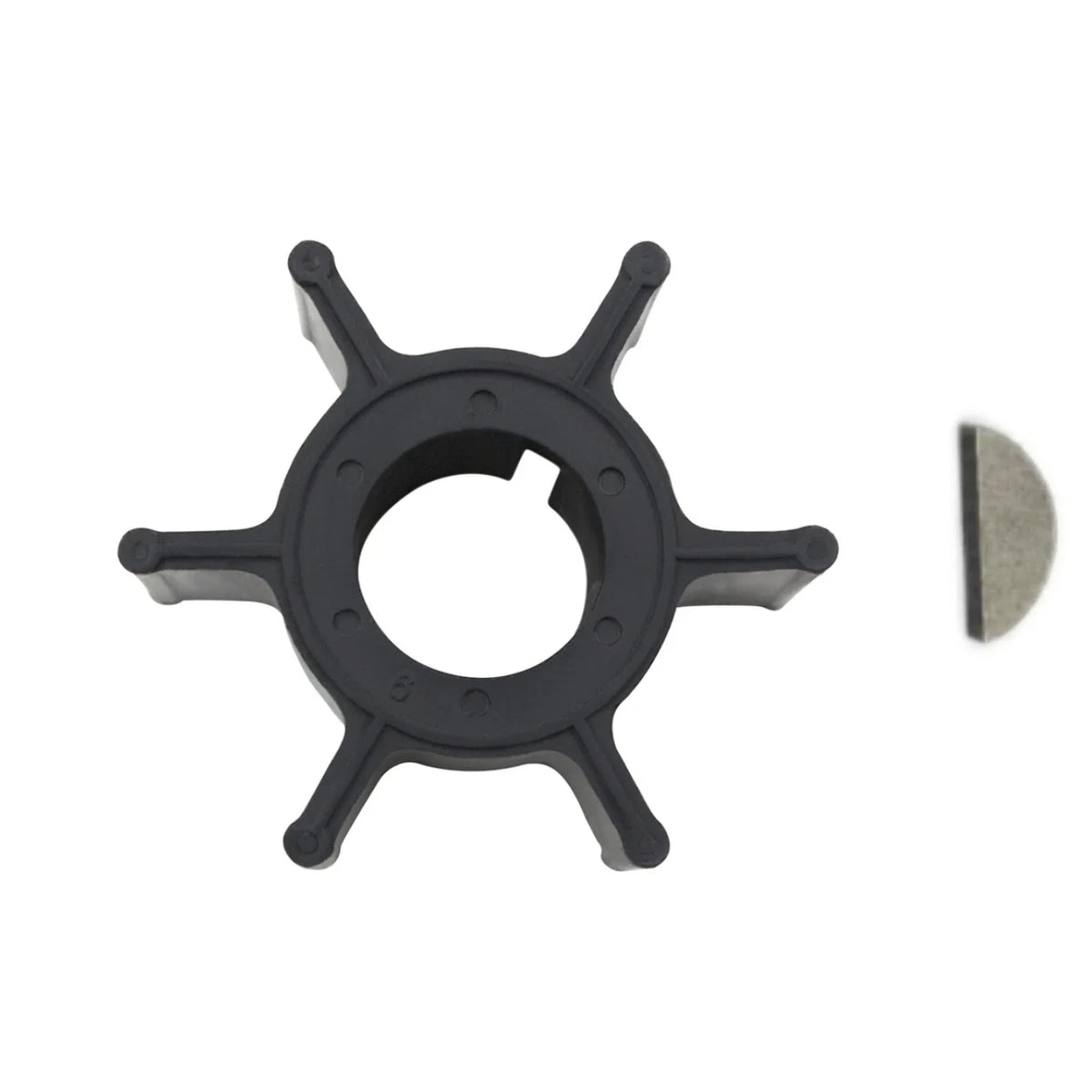 Water Pump Impeller & Key for Yamaha Mariner Outboard 8hp 15hp (N/A) 47-95611M 47-81242M