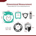 Piston Kit 47mm w/ Gaskets for Honda CR80R (1986–1991)